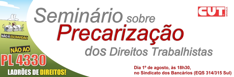 seminario precarização