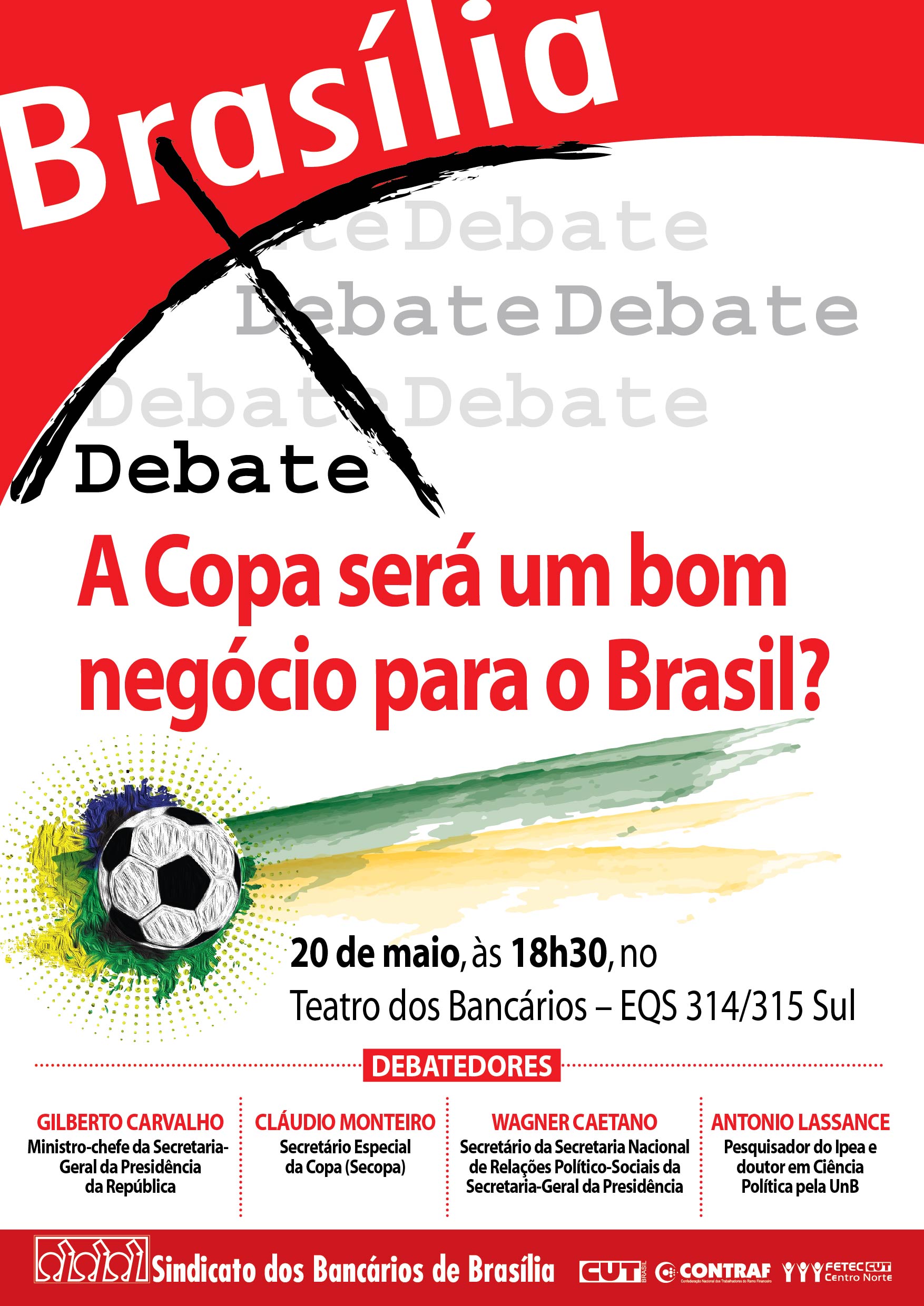 cartaz brasilia debate